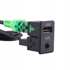 Aux Priza Usb-Sovitin, Bmw 1 E81 3 E90 5 E60 F07 6 E63 F06 F12 7 F01 X1 X3 X4 X5 X6 Z4, Mini R56 Clubman, Mini R56 Clubman, ME Premium. hinta ja tiedot | Lisätarvikkeet autoiluun | hobbyhall.fi