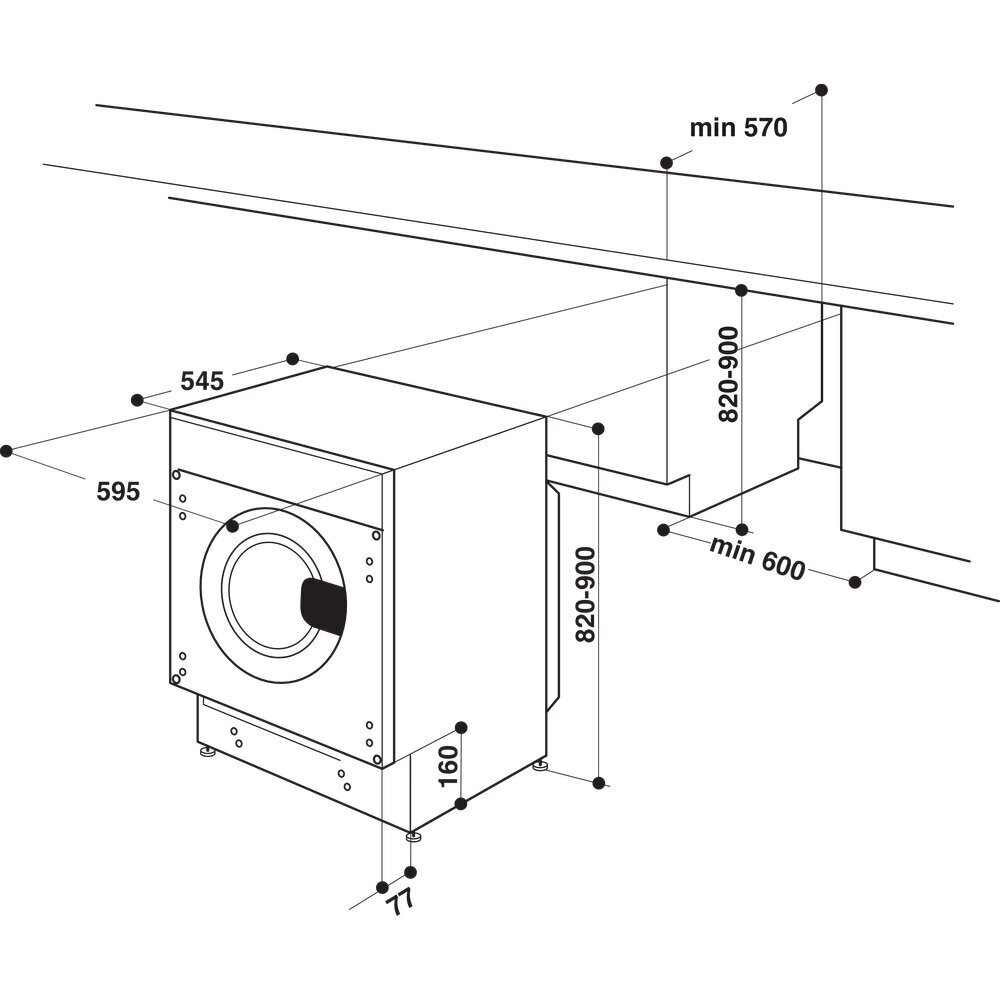 Whirlpool BIWDWG751482EUN hinta ja tiedot | Pyykinpesukoneet | hobbyhall.fi