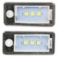 Sarja 2 Led-Numerovaloa, Audi A3 8p 2004-2011 A4 B6 B7 2001-2008 A6 C6 2005-2008 A8 2003-2010 Q7 2007-2009, ME Premium, Audi A3 8p 2004-2011 A4 B6 B7 2001-2008 A6 C6 2005-2008 A8 2003-2010 Q7 2007-200 hinta ja tiedot | Polttimot | hobbyhall.fi