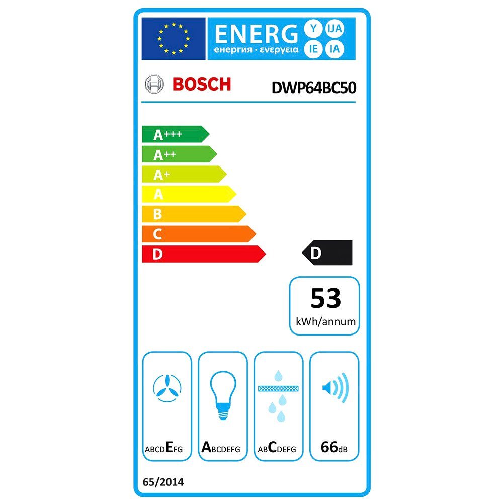 Bosch DWP64BC50 hinta ja tiedot | Liesituulettimet | hobbyhall.fi