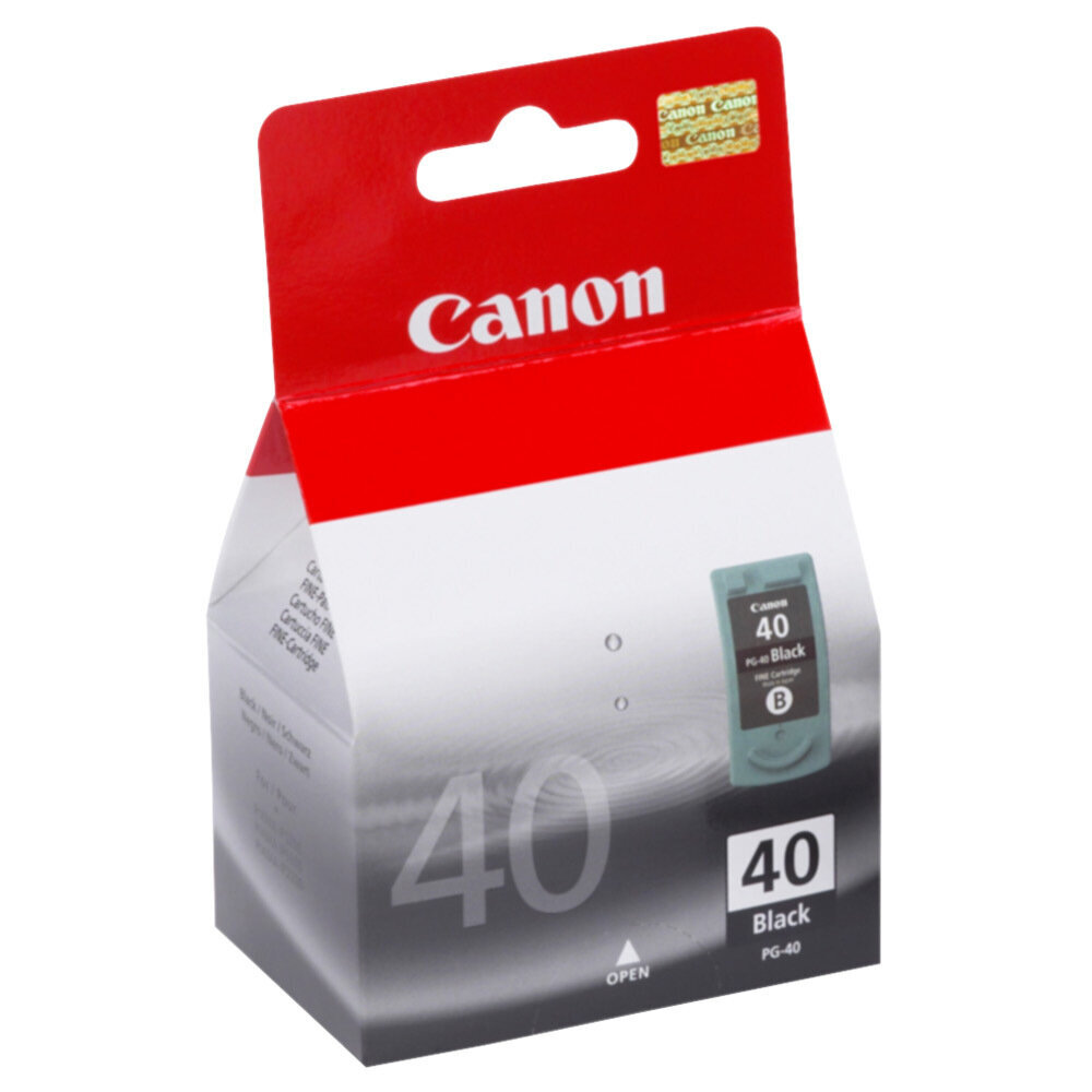 Canon PG-40 Ink Cartridge, Black hinta ja tiedot | Laserkasetit | hobbyhall.fi