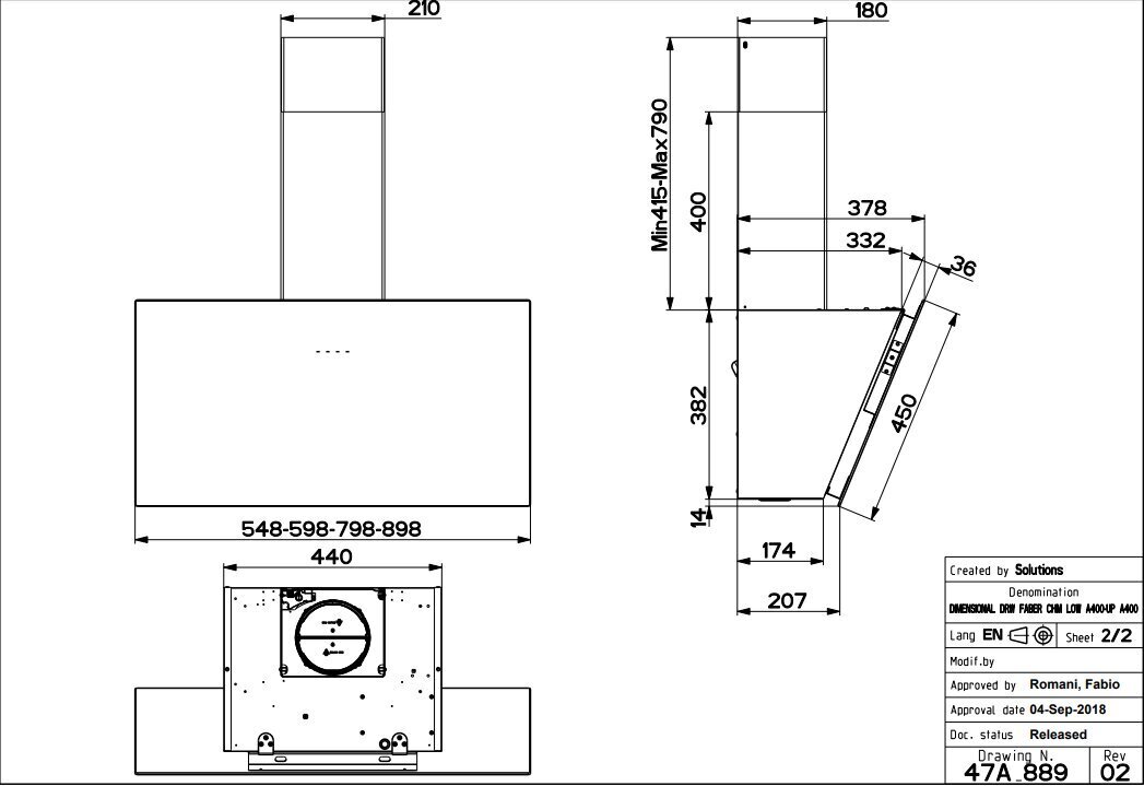 Tweet EV8 LED BK A80 hinta ja tiedot | Liesituulettimet | hobbyhall.fi