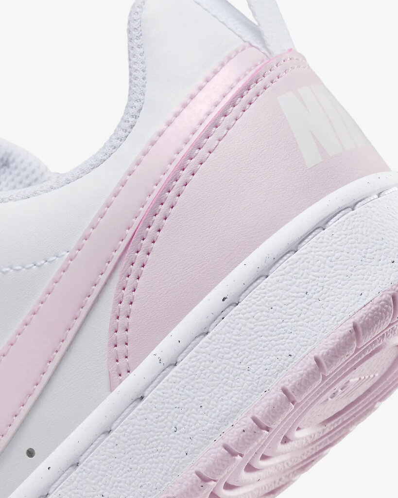 Nike Jalkineet Court Borough Low White Pink DV5456 105 DV5456 105/4 hinta ja tiedot | Naisten urheilu- ja vapaa-ajan kengät | hobbyhall.fi