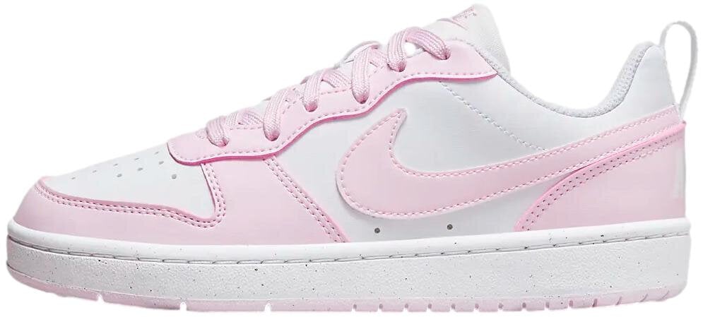 Nike Jalkineet Court Borough Low White Pink DV5456 105 DV5456 105/4 hinta ja tiedot | Naisten urheilu- ja vapaa-ajan kengät | hobbyhall.fi