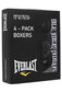 Miesten bokserit Everlast Cotton 4 kpl 4 kpl AW24_EV004_XXL hinta ja tiedot | Miesten alushousut | hobbyhall.fi