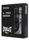 Miesten bokserit Everlast Cotton 4 kpl 4 kpl AW24_EV004_XXL hinta ja tiedot | Miesten alushousut | hobbyhall.fi