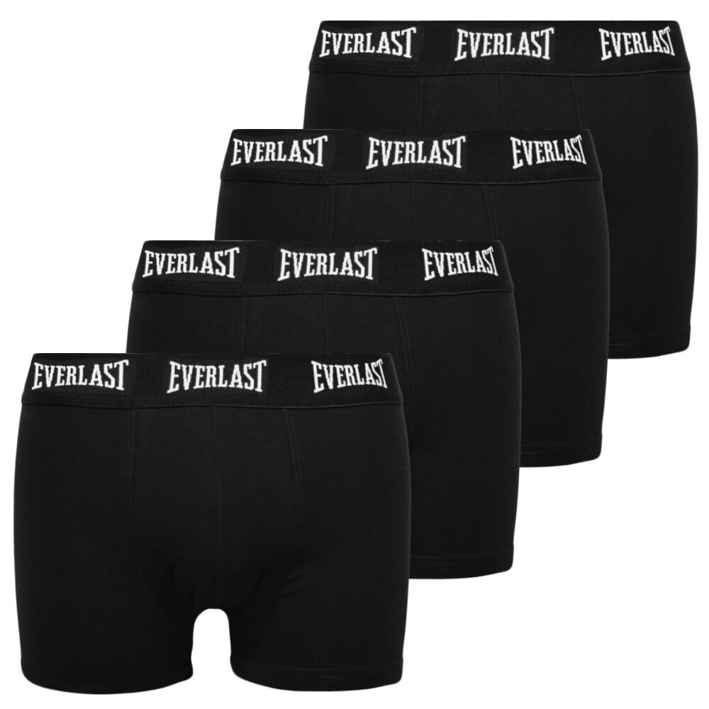 Miesten bokserit Everlast Cotton 4 kpl 4 kpl AW24_EV004_XXL hinta ja tiedot | Miesten alushousut | hobbyhall.fi