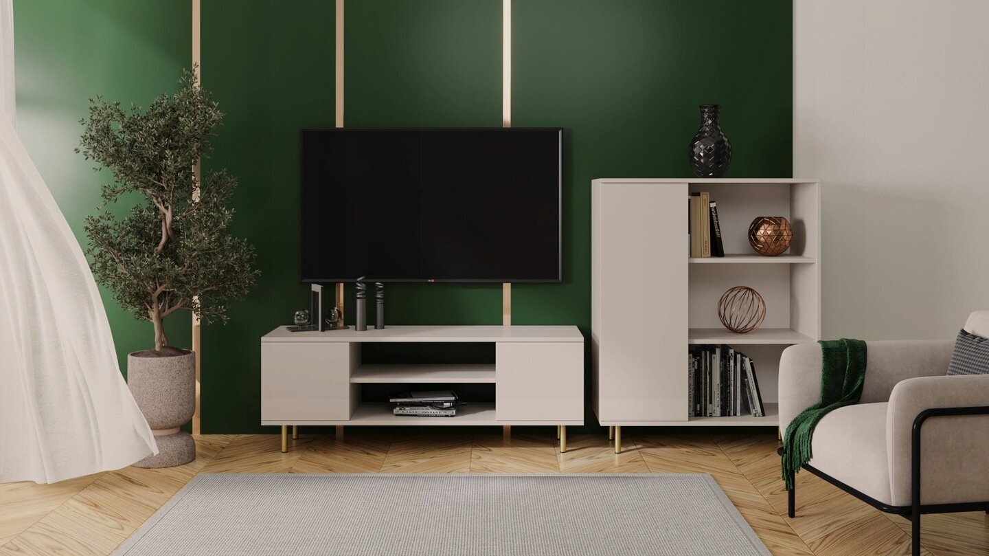 FOCUS TV-kaappi 155 cm - Cashmere hinta ja tiedot | TV-tasot | hobbyhall.fi