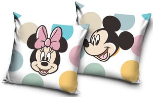 Koristetyyny Disney Minnie, Mickey 40x40 cm hinta ja tiedot | Koristetyynyt ja tyynynpäälliset | hobbyhall.fi