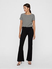 Women's trousers VMKAMMA Flared Fit 10209858 Black hinta ja tiedot | Vmkamma Muoti | hobbyhall.fi