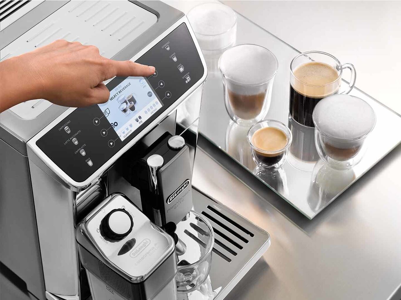 Espressokone DeLonghi ECAM650.55MS, musta/hopea hinta ja tiedot | Kahvinkeittimet ja kahvikoneet | hobbyhall.fi