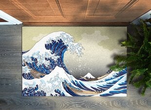 Kynnysmatto Kanagawa Suuri Aalto, 90x60 cm hinta ja tiedot | Ovimatot | hobbyhall.fi