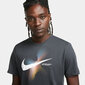 Nike T-Paita Nsw Tee 6Mo Swoosh Grey FQ7998 060 FQ7998 060/M hinta ja tiedot | Miesten T-paidat | hobbyhall.fi