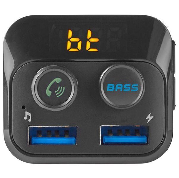 NEDIS FM lähetin do auta/ Hands free volání/ 1.0"/ LED obrazovka/ Bluetooth 5.0/ 12-24 V DC/ 2.4 A/ 2x USB/ černý hinta ja tiedot | FM-lähettimet ja -sovittimet | hobbyhall.fi