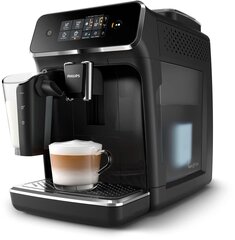 Espressokone Philips LatteGo EP2231/40, musta hinta ja tiedot | Kahvinkeittimet ja kahvikoneet | hobbyhall.fi