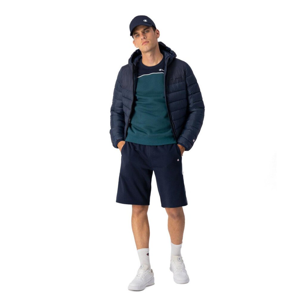 Hooded jacket champion legacy 218073bs501 vīriešiem tamsiai melyna miehet laivastonsininen 218073BS501 hinta ja tiedot | Miesten ulkoilutakit | hobbyhall.fi