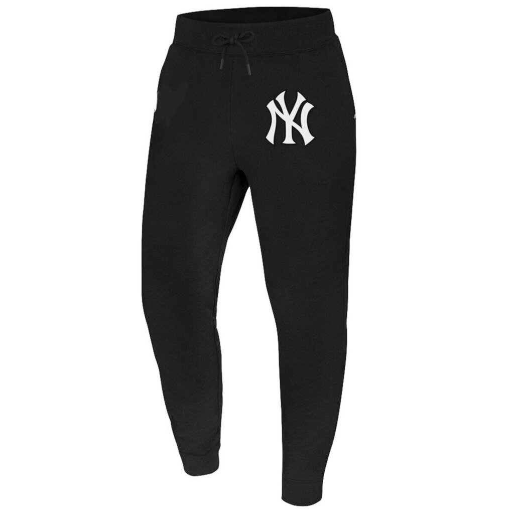 New york yankees burnside pant 47 brand bb017pemibp548256jk vīriešiem juoda miehet musta BB017PEMIBP548256JK hinta ja tiedot | Miesten housut | hobbyhall.fi