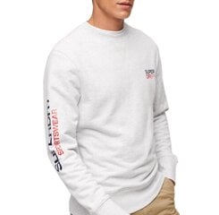 Sportswear logo loose crew superdry m2013099ajar vīriešiem balta miehet valkoinen M2013099AJAR hinta ja tiedot | Miesten puserot ja hupparit | hobbyhall.fi