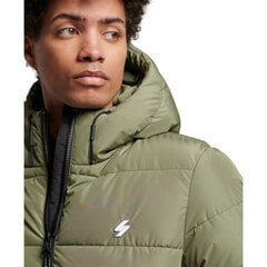 Hooded sports puffr jacket superdry m5011827a8mi vīriešiem žalioji miehet vihreä M5011827A8MI hinta ja tiedot | Miesten ulkoilutakit | hobbyhall.fi