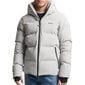 Hooded boxy puffer jacket superdry ms311478afrm vīriešiem pilka miehet harmaa MS311478AFRM hinta ja tiedot | Miesten ulkoilutakit | hobbyhall.fi