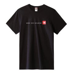 M s/s nse tee the north face nf0a7x1mjk3 vīriešiem juoda miehet musta NF0A7X1MJK3 hinta ja tiedot | Miesten T-paidat | hobbyhall.fi