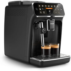 Espressokone Philips 4300 EP4321/50, musta hinta ja tiedot | Kahvinkeittimet ja kahvikoneet | hobbyhall.fi