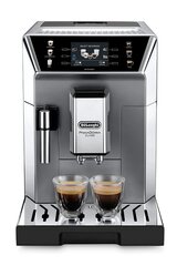 Espressokone DeLonghi PrimaDonna Class Evo ECAM550.85.MS, musta/hopea hinta ja tiedot | Kahvinkeittimet ja kahvikoneet | hobbyhall.fi