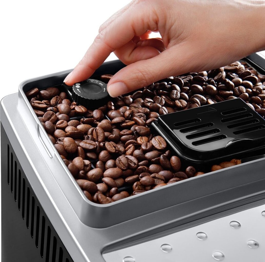 Espressokone DeLonghi ECAM 250.23 SB, mustaa/hopea hinta ja tiedot | Kahvinkeittimet ja kahvikoneet | hobbyhall.fi
