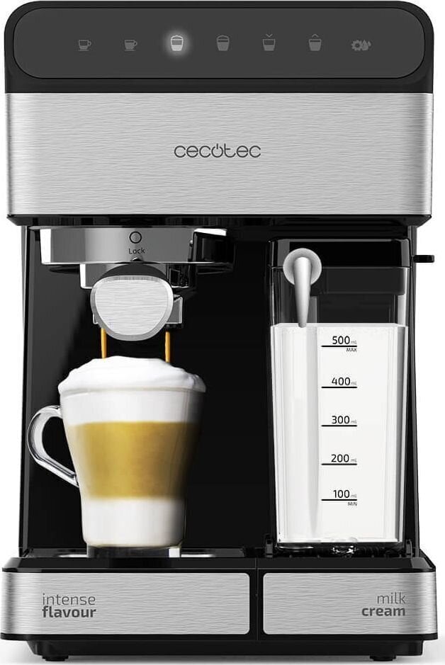 Sähköinen kahvinkeitin Cecotec Power Instant-ccino 20 Touch Series Nera 1350W 1,4 L musta hinta ja tiedot | Kahvinkeittimet ja kahvikoneet | hobbyhall.fi