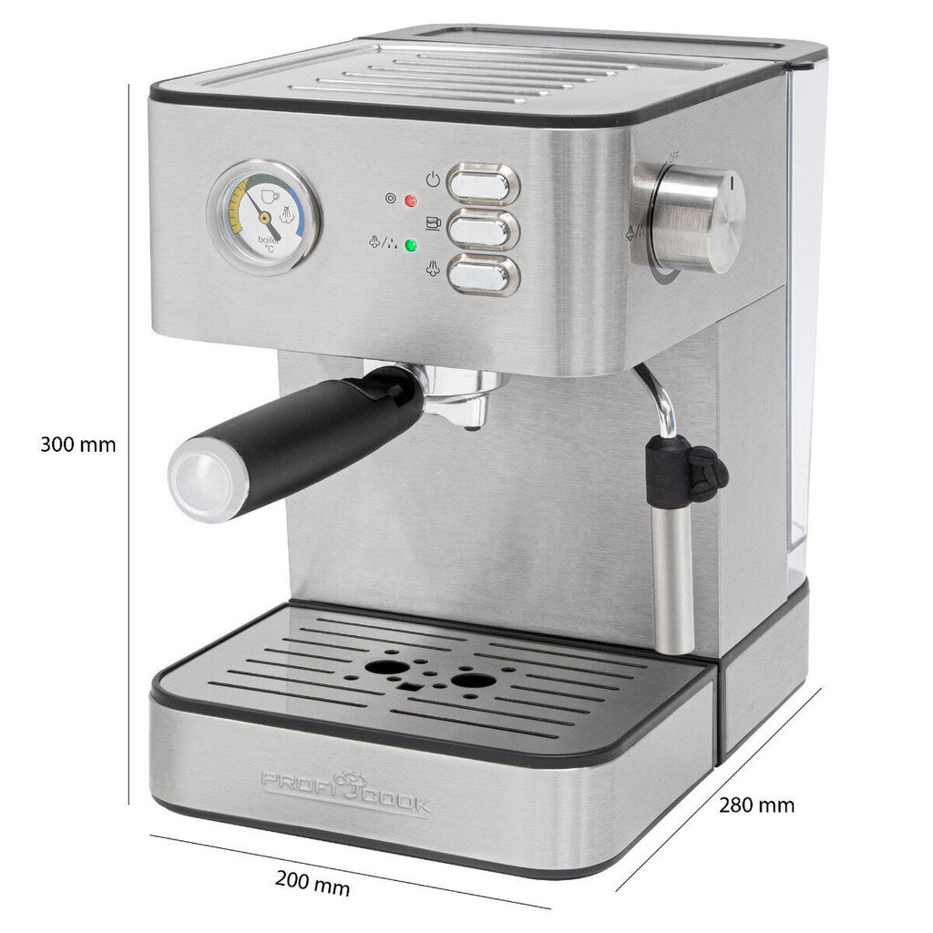 Espressokone ProfiCook PCES1209 hinta ja tiedot | Kahvinkeittimet ja kahvikoneet | hobbyhall.fi