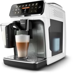 Espressokone Philips Series 4300 EP4343/70, musta/valkoinen hinta ja tiedot | Kahvinkeittimet ja kahvikoneet | hobbyhall.fi