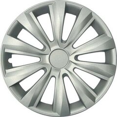 4× Jestic hubcap 15" hopea hinta ja tiedot | Pölykapselit | hobbyhall.fi