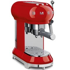 Espressokone Smeg, 50-luvun retro, punainen hinta ja tiedot | Kahvinkeittimet ja kahvikoneet | hobbyhall.fi
