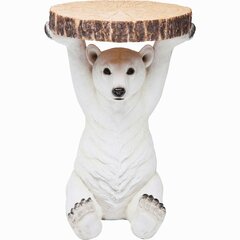 Sivupöytä "Polar Bear", Ø37cm hinta ja tiedot | Sohvapöydät | hobbyhall.fi