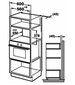 Integroitava mikroaaltouuni Bomann MWG3001HEB, 25 L, ruostumaton teräs hinta ja tiedot | Mikroaaltouunit | hobbyhall.fi