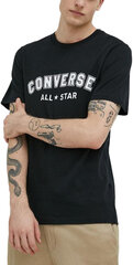 Converse T-Paita Unisex All Star Tee Black 10024566 A02 10024566 A02/M hinta ja tiedot | Miesten T-paidat | hobbyhall.fi