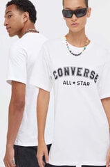 Converse T-Paita Unisex All Star Tee White 10024566 A04 10024566 A04/XS hinta ja tiedot | Miesten T-paidat | hobbyhall.fi