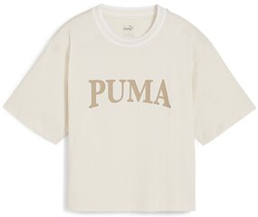 Puma Pusero Squad Graphic Tee White 677903 87 677903 87/2XS hinta ja tiedot | Naisten T-paidat | hobbyhall.fi