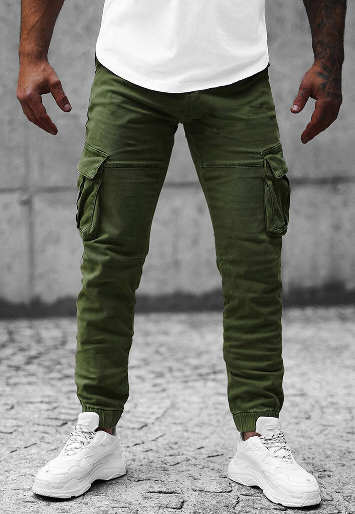 New Boy Joggers Green MP0105MV MP0105MV/2XL hinta ja tiedot | Miesten housut | hobbyhall.fi