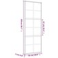 Liukuovi kultainen 76x205cm lasi ja alumiini 155169 hinta ja tiedot | Sisäovet | hobbyhall.fi