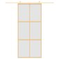 Liukuovi kultainen 90x205cm lasi ja alumiini 155158 hinta ja tiedot | Sisäovet | hobbyhall.fi