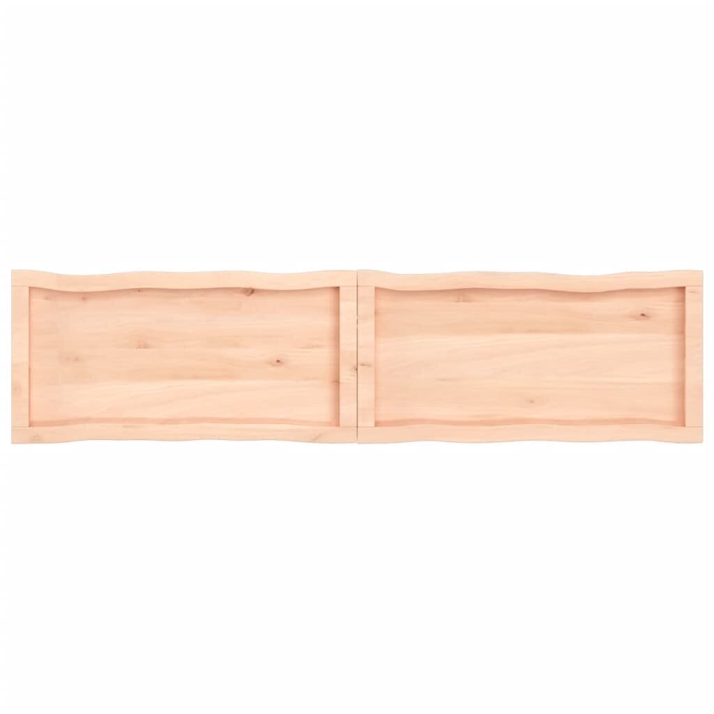 Pöytälevy vidaXL, 160x40x(2-4) cm, ruskea hinta ja tiedot | Pöytälevyt | hobbyhall.fi