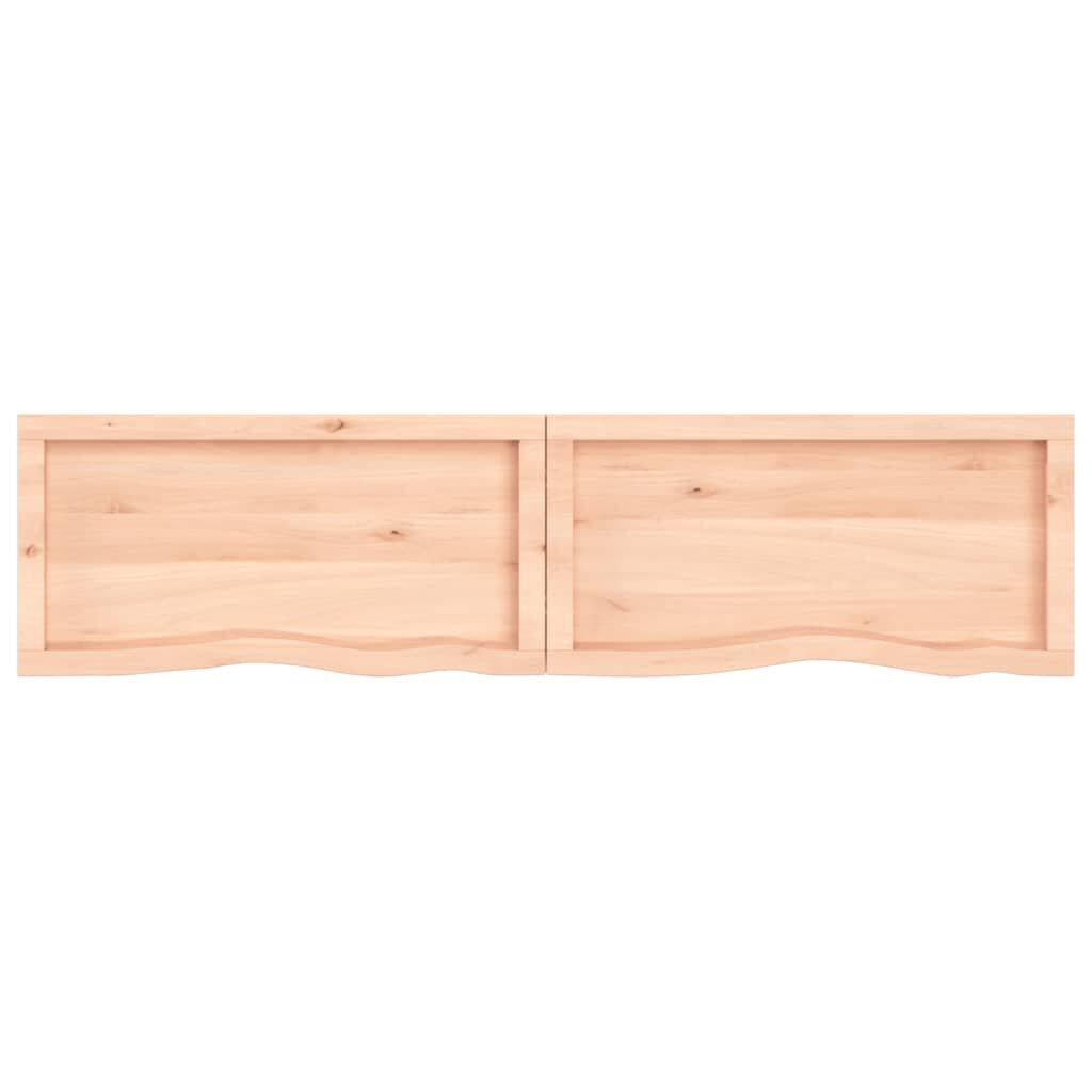 Pöytälevy vidaXL, 160x40x(2-6) cm, ruskea hinta ja tiedot | Pöytälevyt | hobbyhall.fi