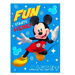 Lasten peitto Disney Mickey, 100x140 cm hinta ja tiedot | Päiväpeitot ja huovat | hobbyhall.fi