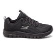 Graceful get connected skechers 12615wbbk moterims juoda naiset musta 12615WBBK hinta ja tiedot | Naisten urheilu- ja vapaa-ajan kengät | hobbyhall.fi