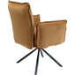 Tuoli with Armrest Chelsea Brown hinta ja tiedot | Nojatuolit | hobbyhall.fi