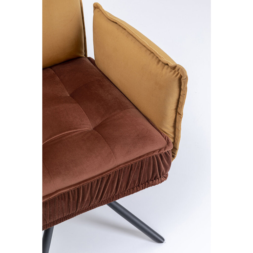 Tuoli with Armrest Chelsea Brown hinta ja tiedot | Nojatuolit | hobbyhall.fi