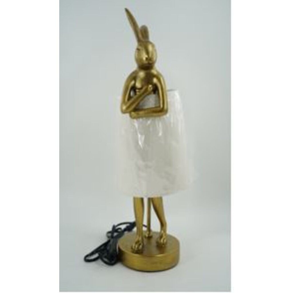 Pöytävalaisin Animal Rabbit Gold/White 50cm hinta ja tiedot | Pöytävalaisimet | hobbyhall.fi