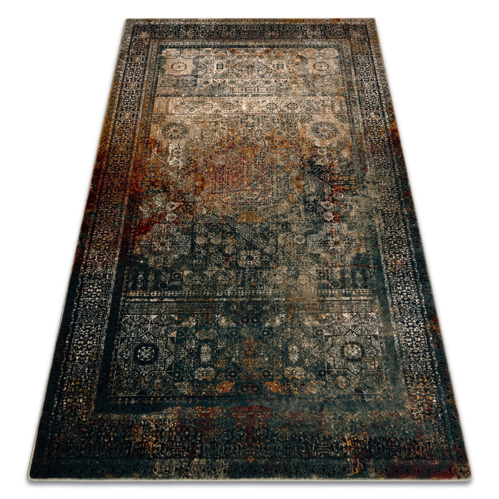 Villa matto OMEGA MAMLUK Ruusuke vintage smaragdi hinta ja tiedot | Isot matot | hobbyhall.fi