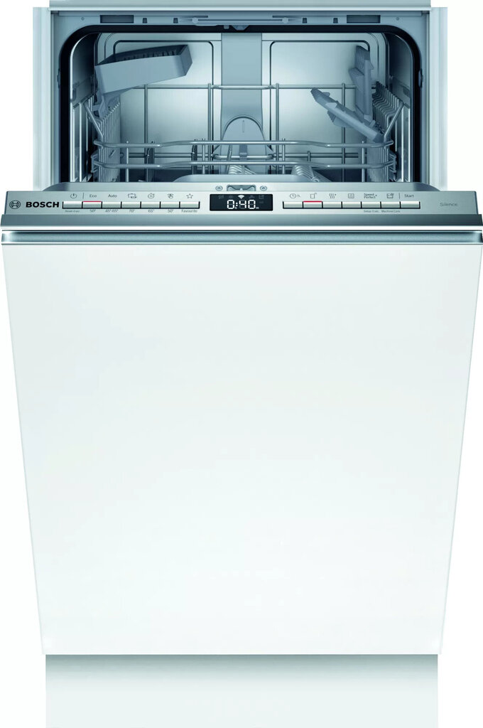 Bosch SPV4HKX45E Integroitava astianpesukone, leveys 45cm A+ hinta ja tiedot | Astianpesukoneet | hobbyhall.fi